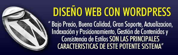 Diseño de paginas web con wordpress